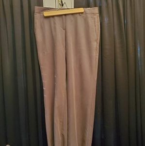 Silk, wide, straight leg slacks